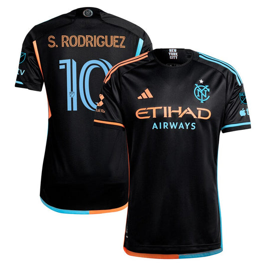 Santiago Rodríguez New York City FC 2024 24/7 Kit  Player Shirt – Black