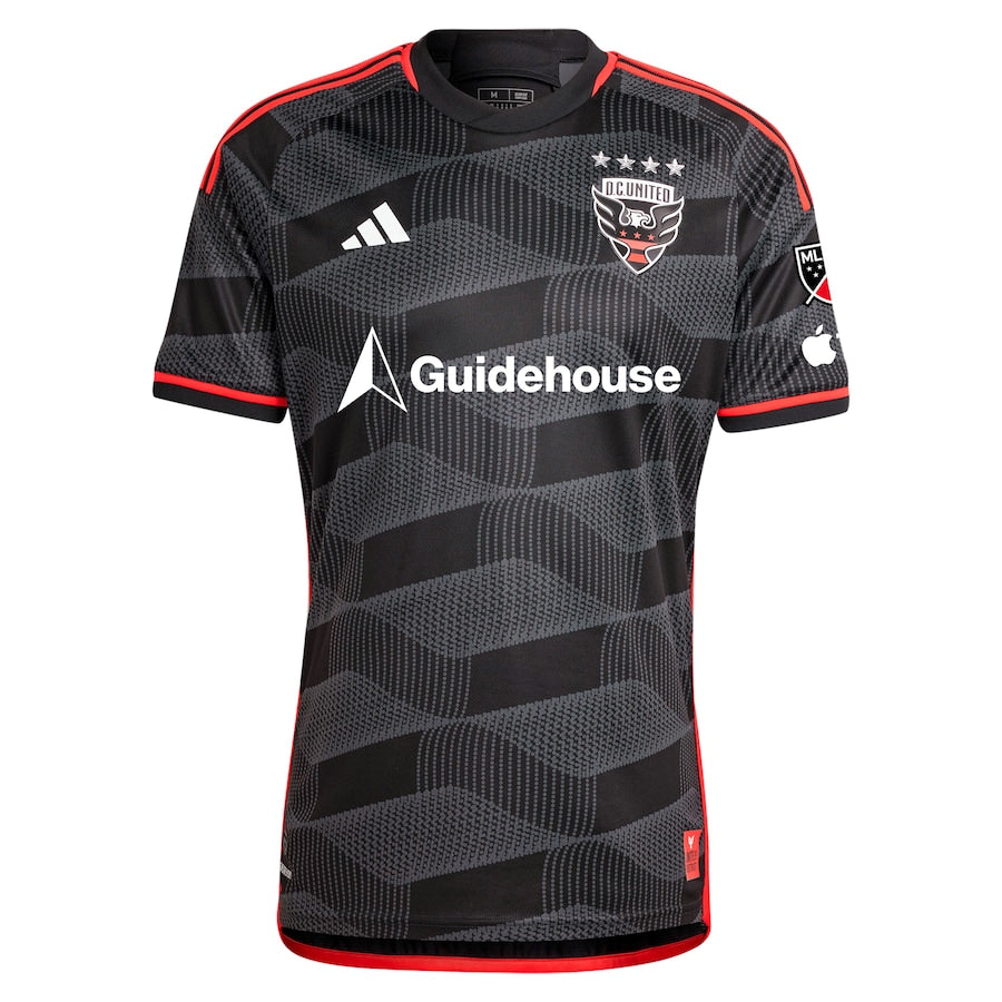 D.C. United adidas 2024 The Icon Kit Authentic Custom Jersey – Black