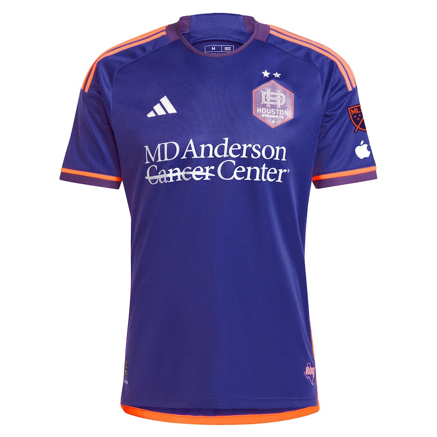 Houston Dynamo FC adidas 2024 Still Holdin' Authentic Custom Jersey – Purple