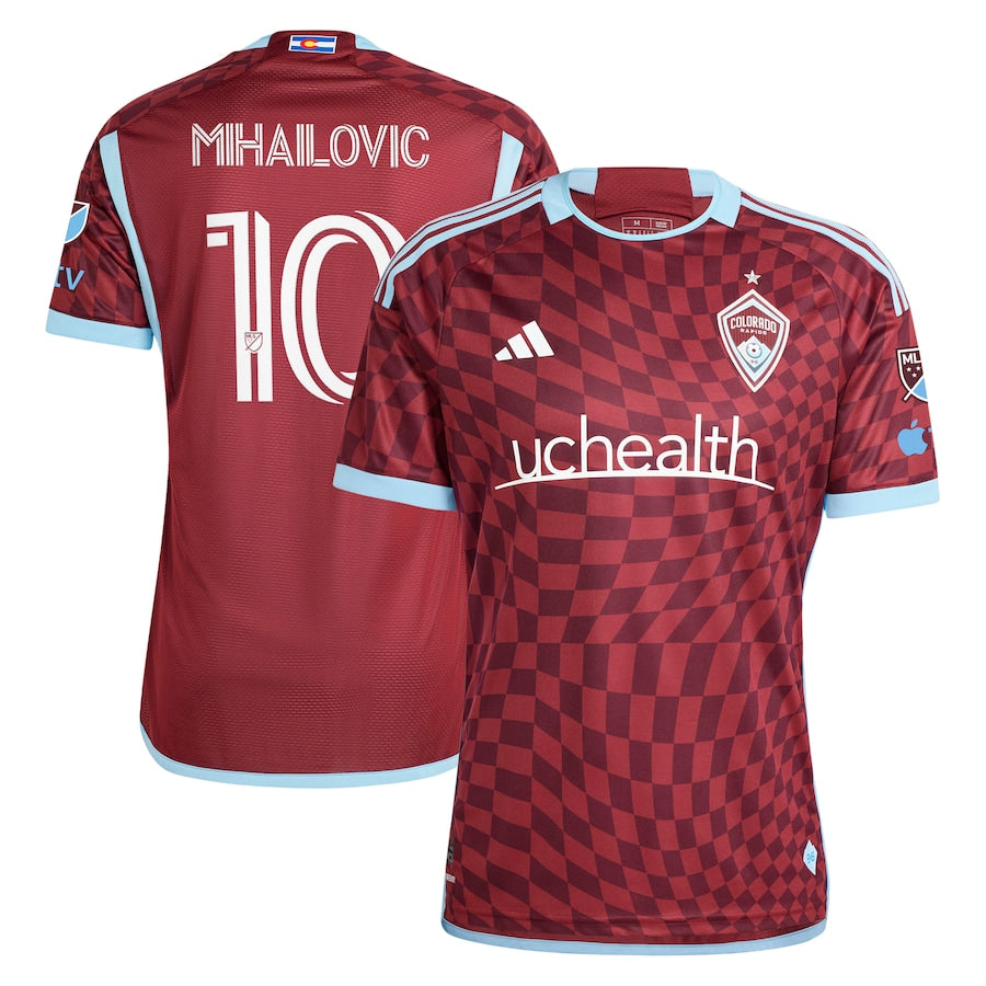 Djordje Mihailovic Colorado Rapids 2024 One Flag Kit Player Shirt - Burgundy