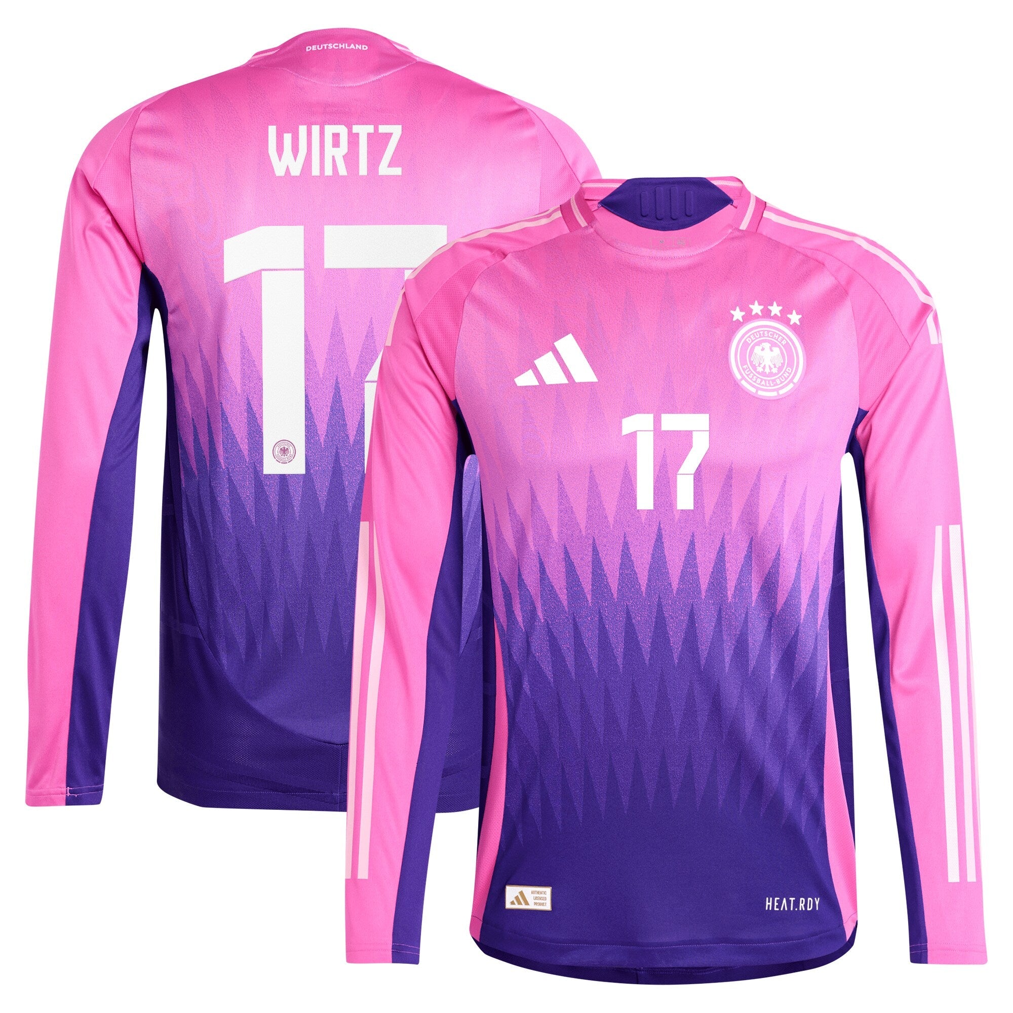 DFB Away Shirt 2024 - Long Sleeve with Wirtz 17 printing