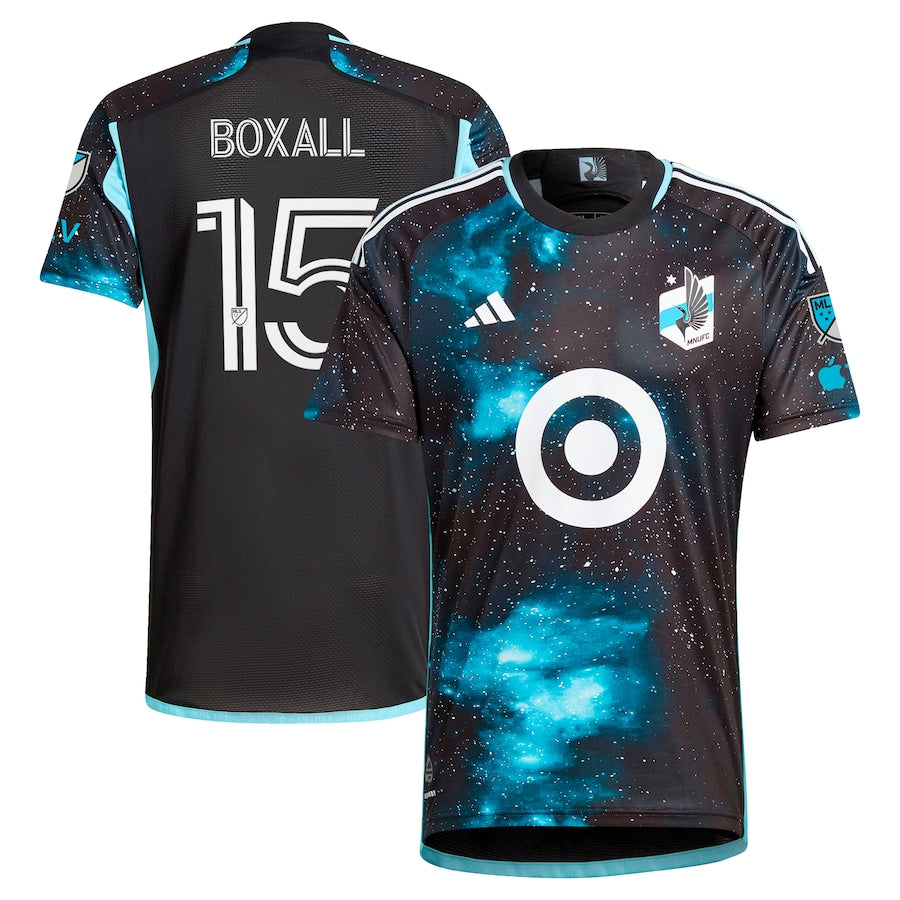 Michael Boxall Minnesota United FC 2024 Starry Night Player Shirt - Black
