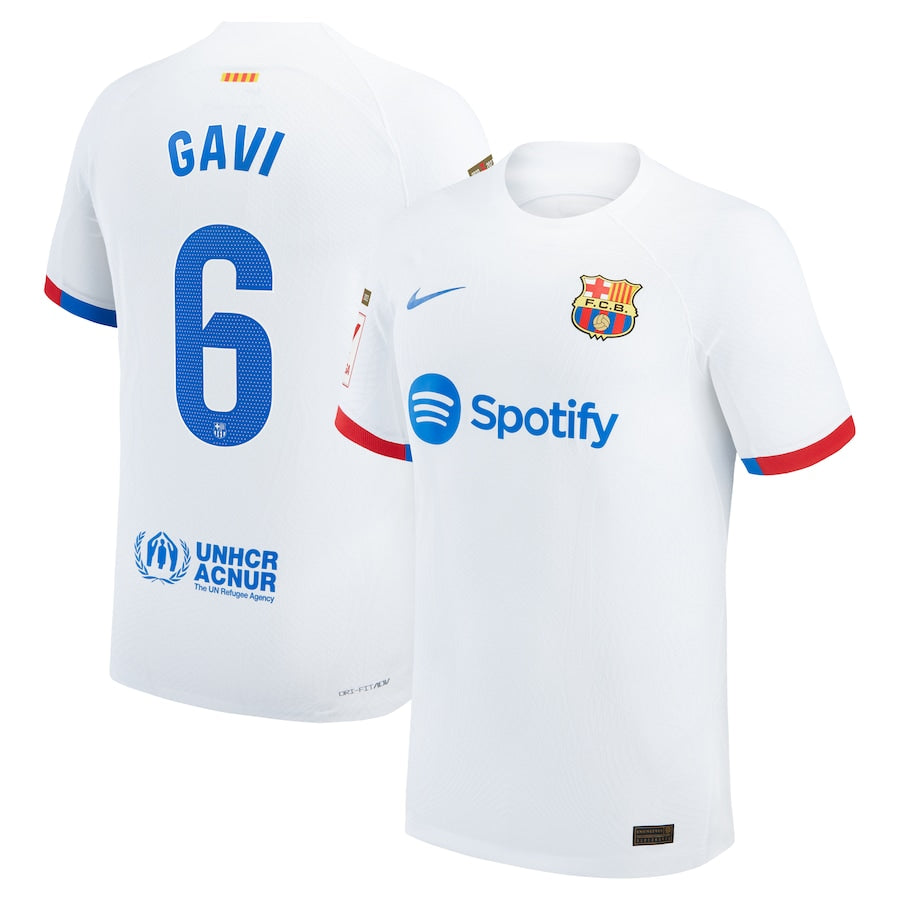 Gavi Barcelona 2023/24 Third Shirt - Aqua