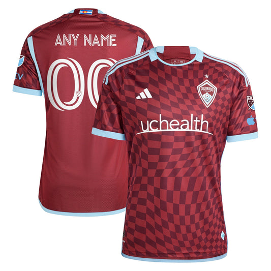 Colorado Rapids 2024 One Flag Kit Custom Shirt - Burgundy