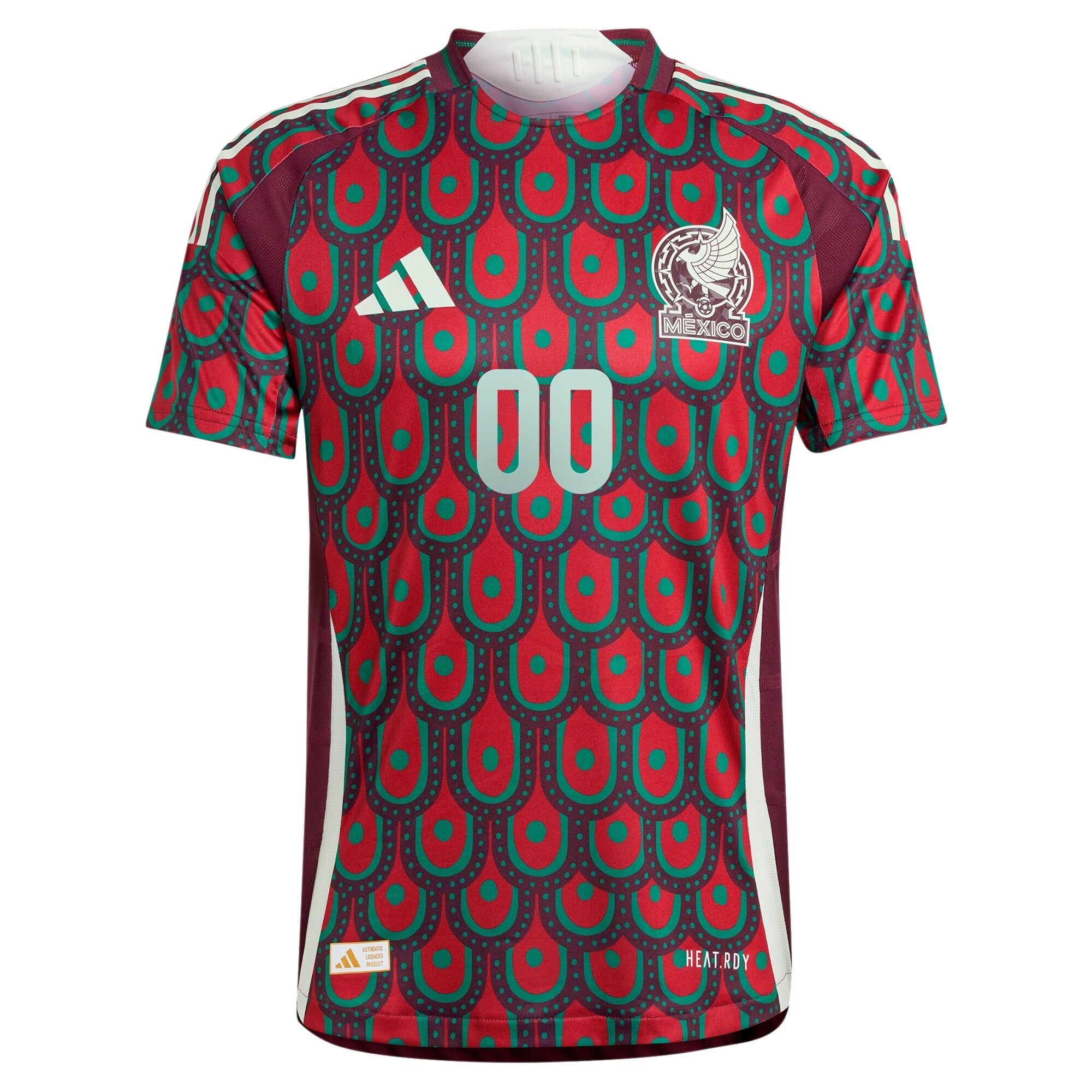 Mexico National Team 2024 Home Custom Shirt - Burgundy