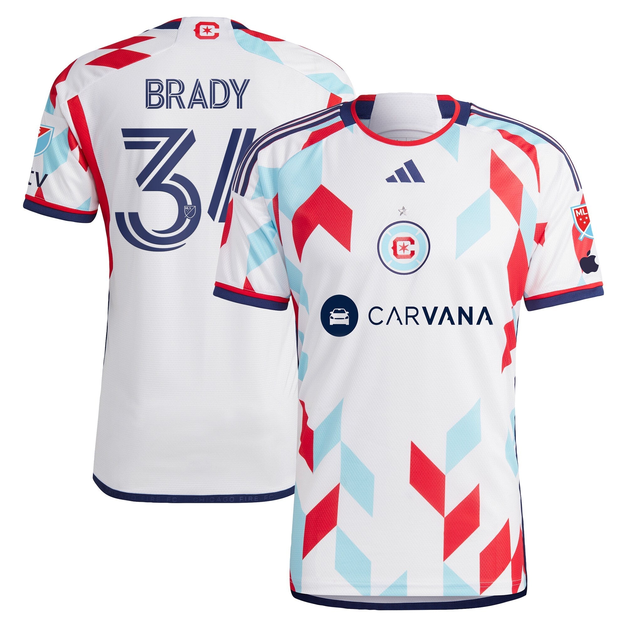 Chris Brady Chicago Fire 2024 A Kit For All Player Shirt – White