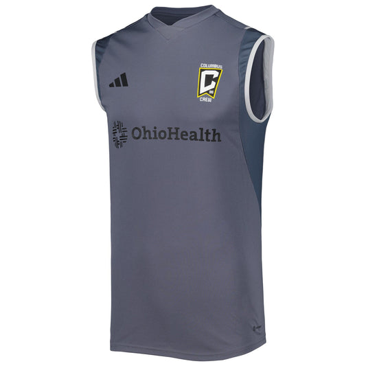 Columbus Crew 2023 On-Field Sleeveless Training Shirt - Gray
