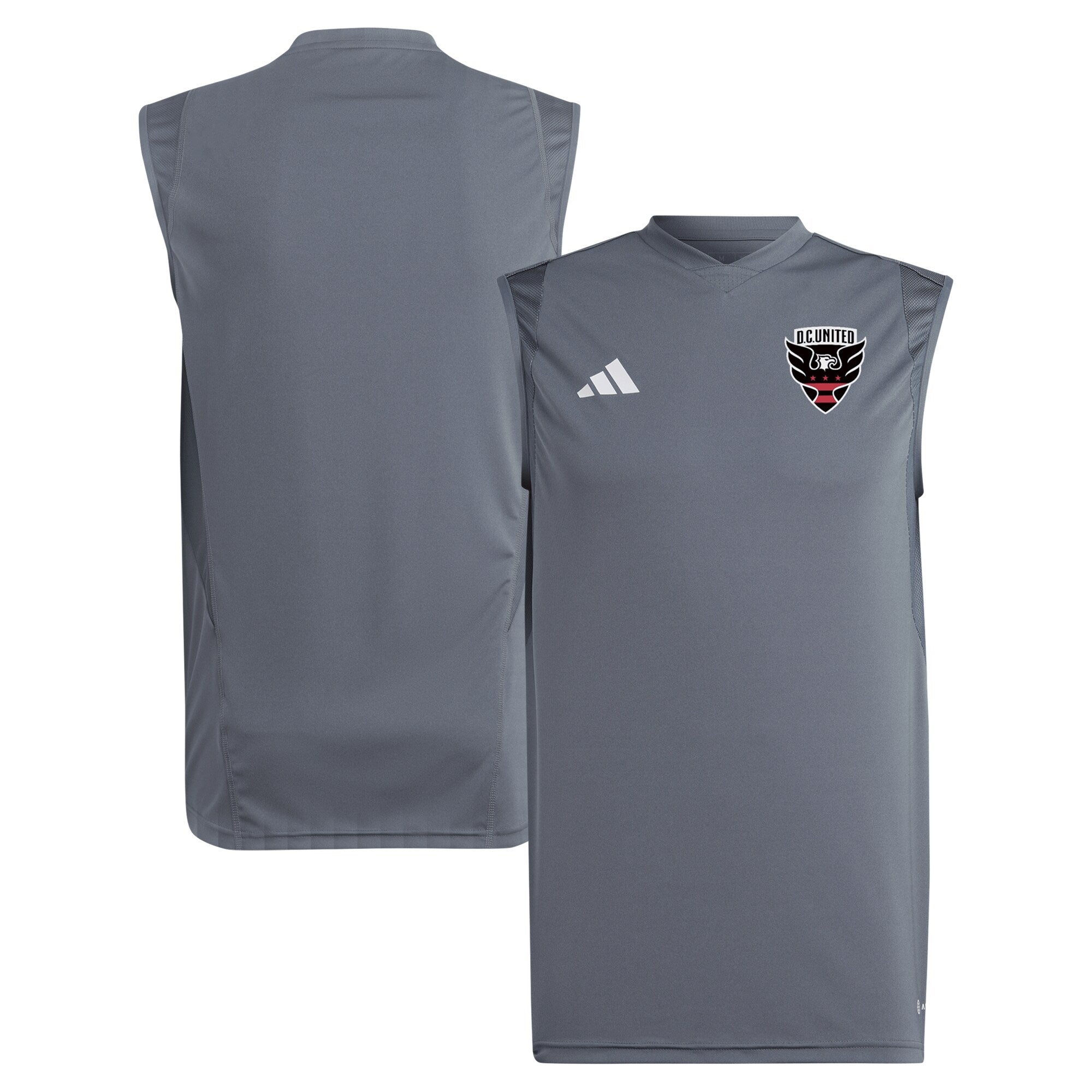 D.C. United 2024 Sleeveless Training Shirt - Gray
