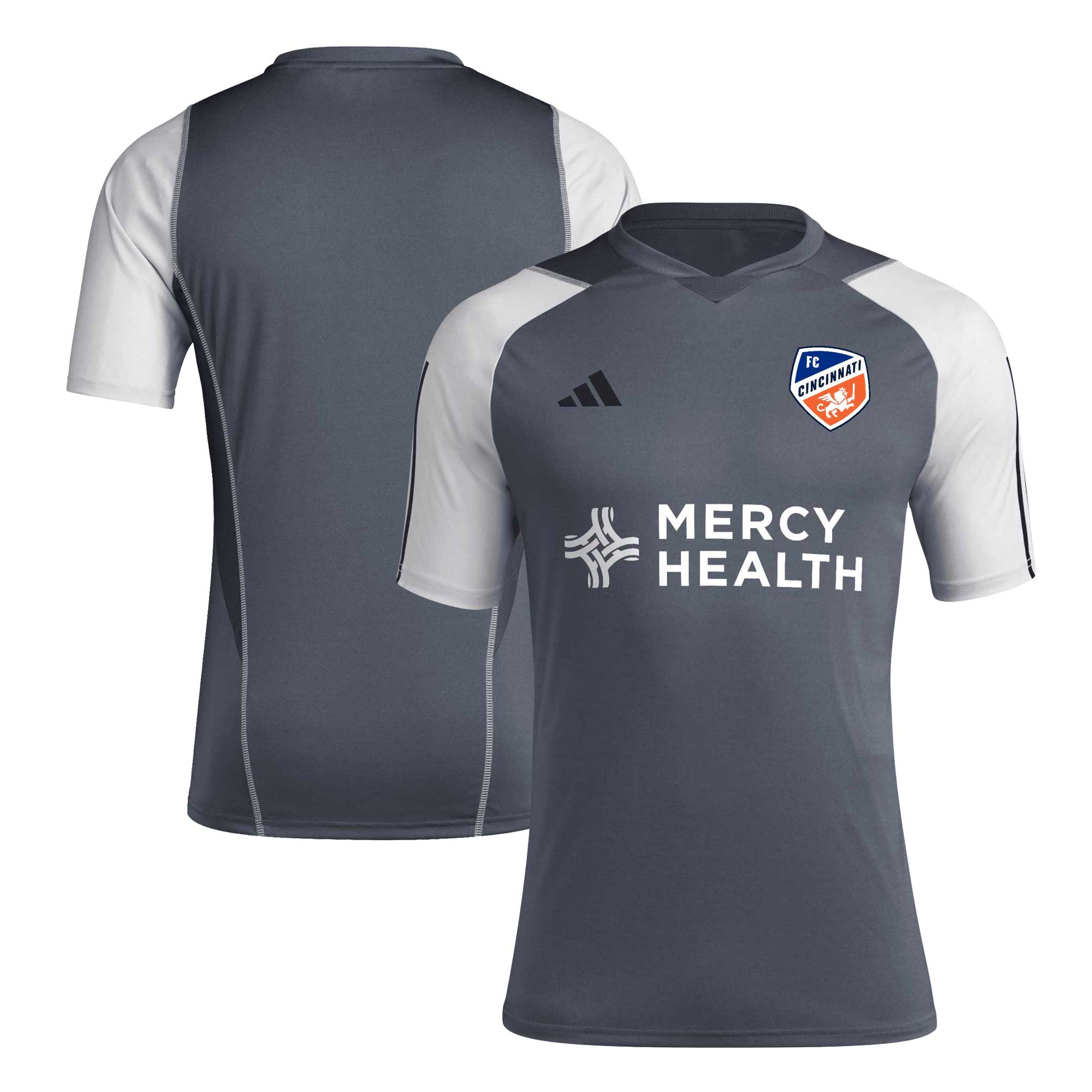 FC Cincinnati 2024 AEROREADY Training Shirt - Gray