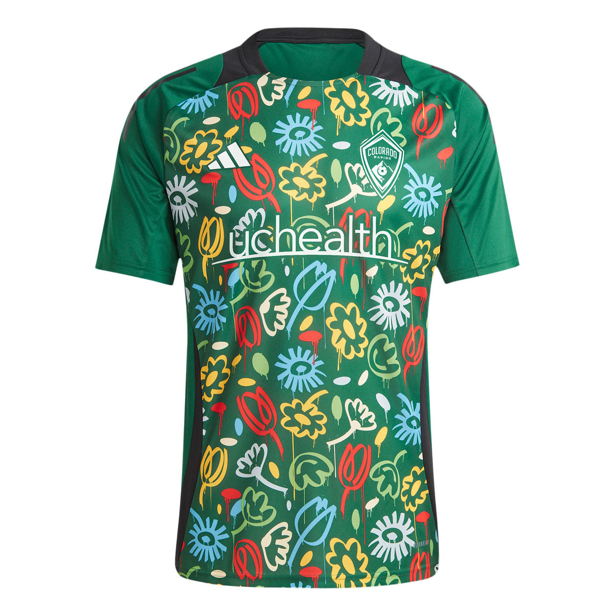 Colorado Rapids 2024 One Planet Pre-Match Top - Green