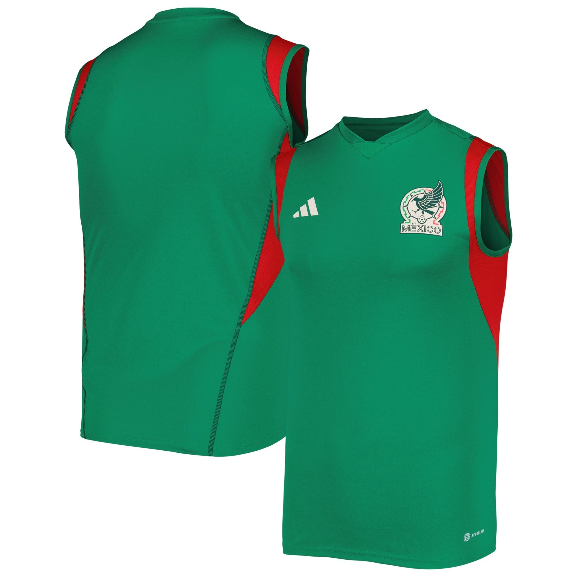 Mexico National Team Sleeveless Training Shirt - Green