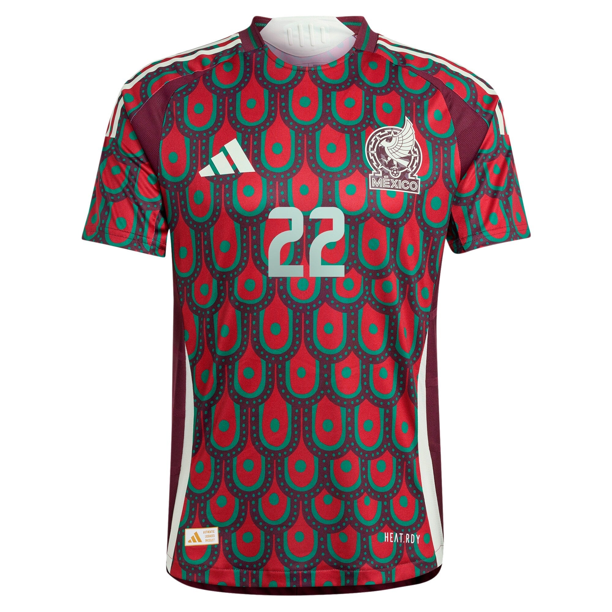 Hirving Lozano Mexico National Team 2024 Home Player Shirt - Burgundy