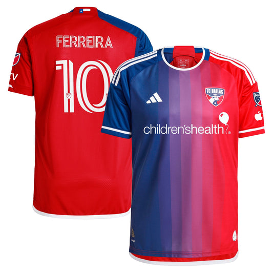 Jesus Ferreira FC Dallas 2024 After Burner Player Shirt – Navy