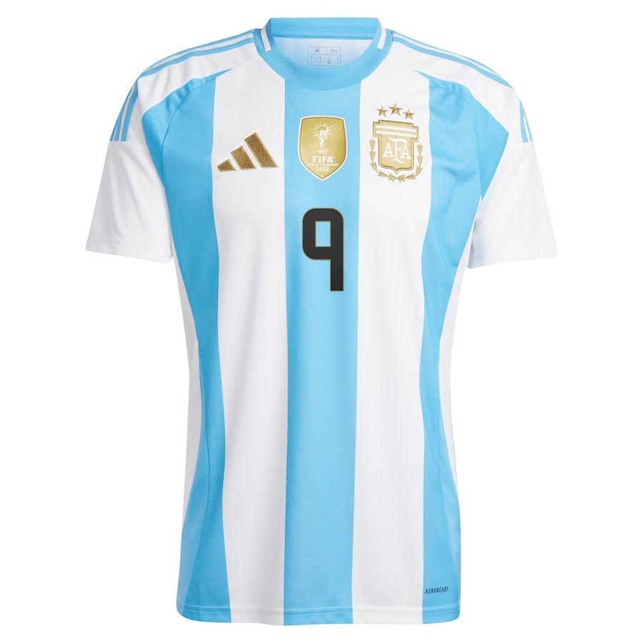 Julián Álvarez Argentina National Team 2024 Home Shirt - White