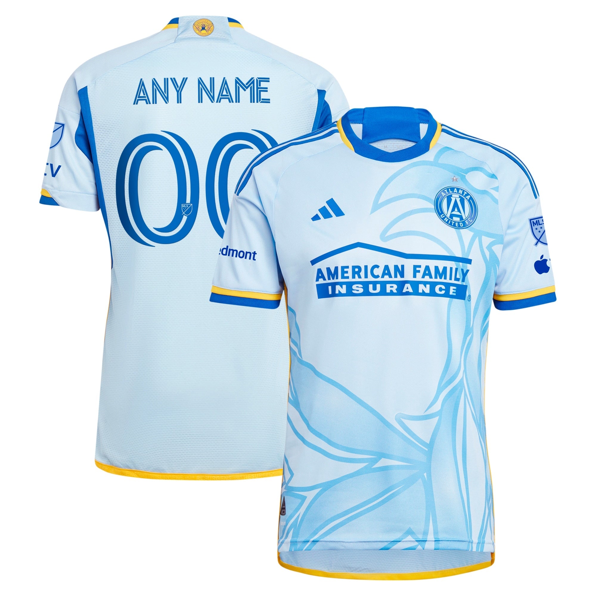 Atlanta United FC 2024 The Resurgens Kit ustom Shirt - Light Blue