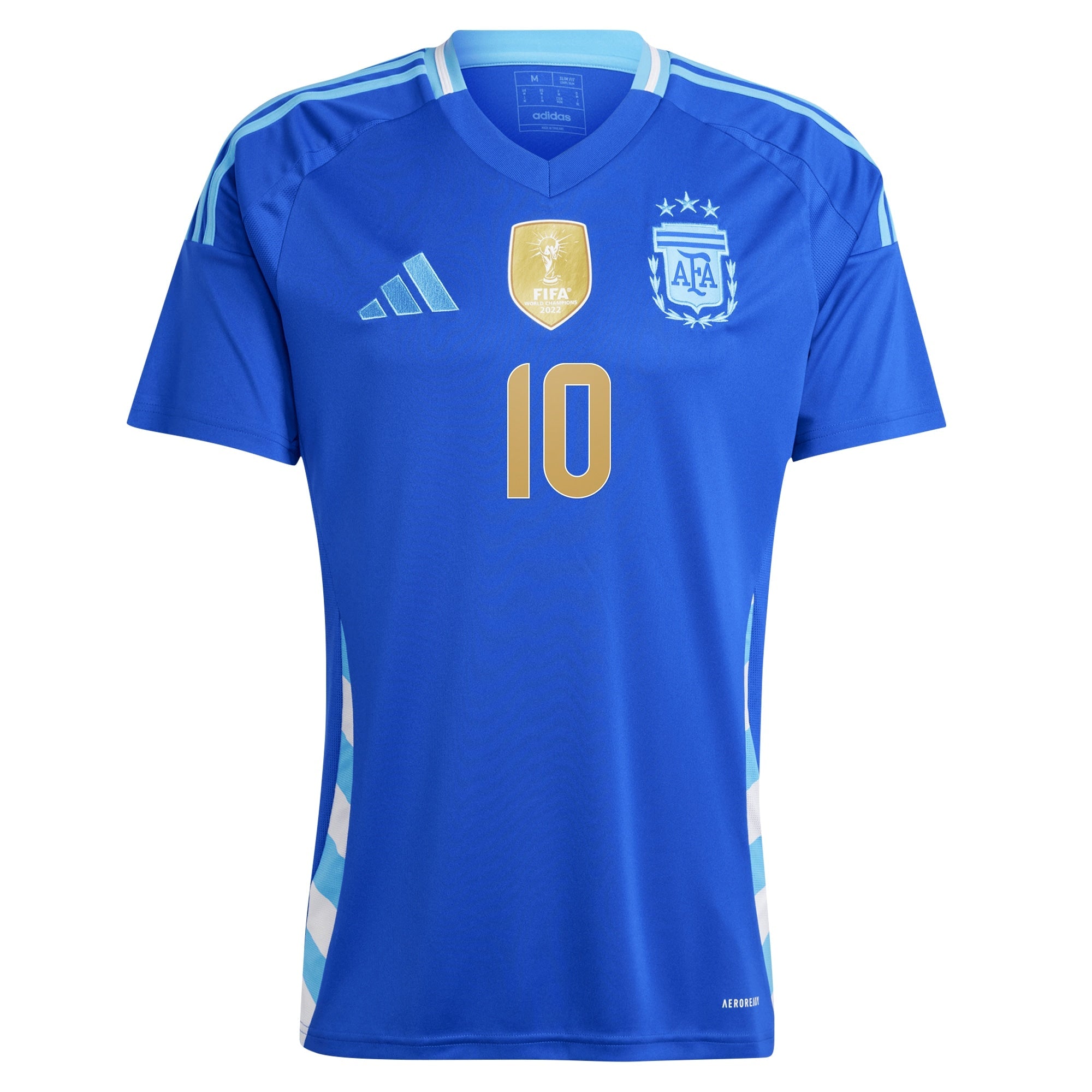Lionel Messi Argentina National Team 2024 Away Player Shirt - Blue