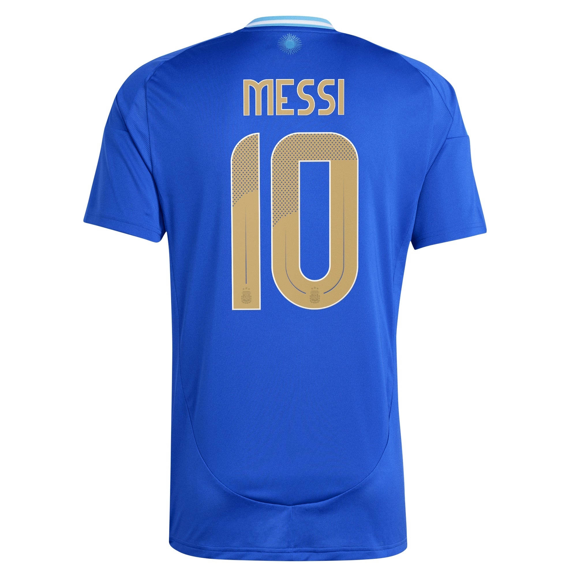 Lionel Messi Argentina National Team 2024 Away Player Shirt - Blue