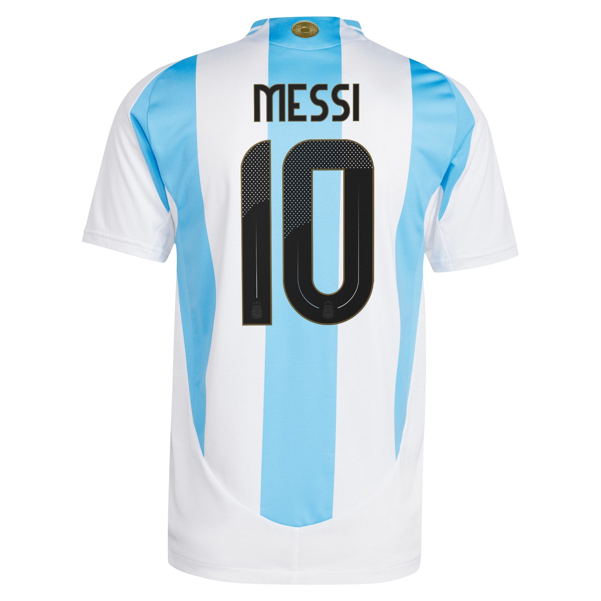 Lionel Messi Argentina National Team 2024 Home Player Shirt - White
