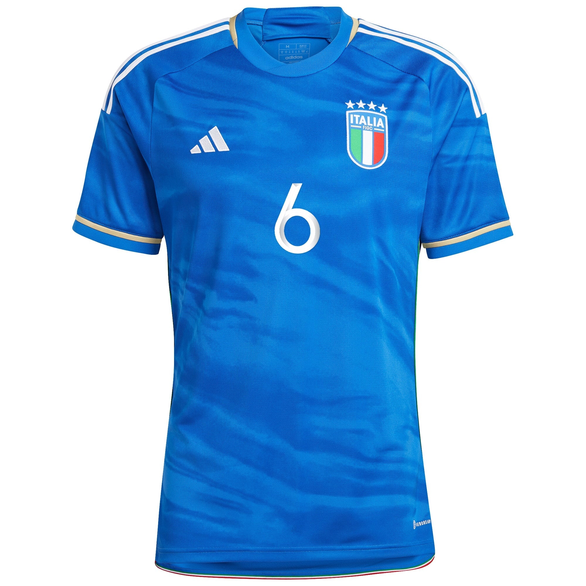 Marco Verratti Italy National Team 2023 Home Shirt - Blue