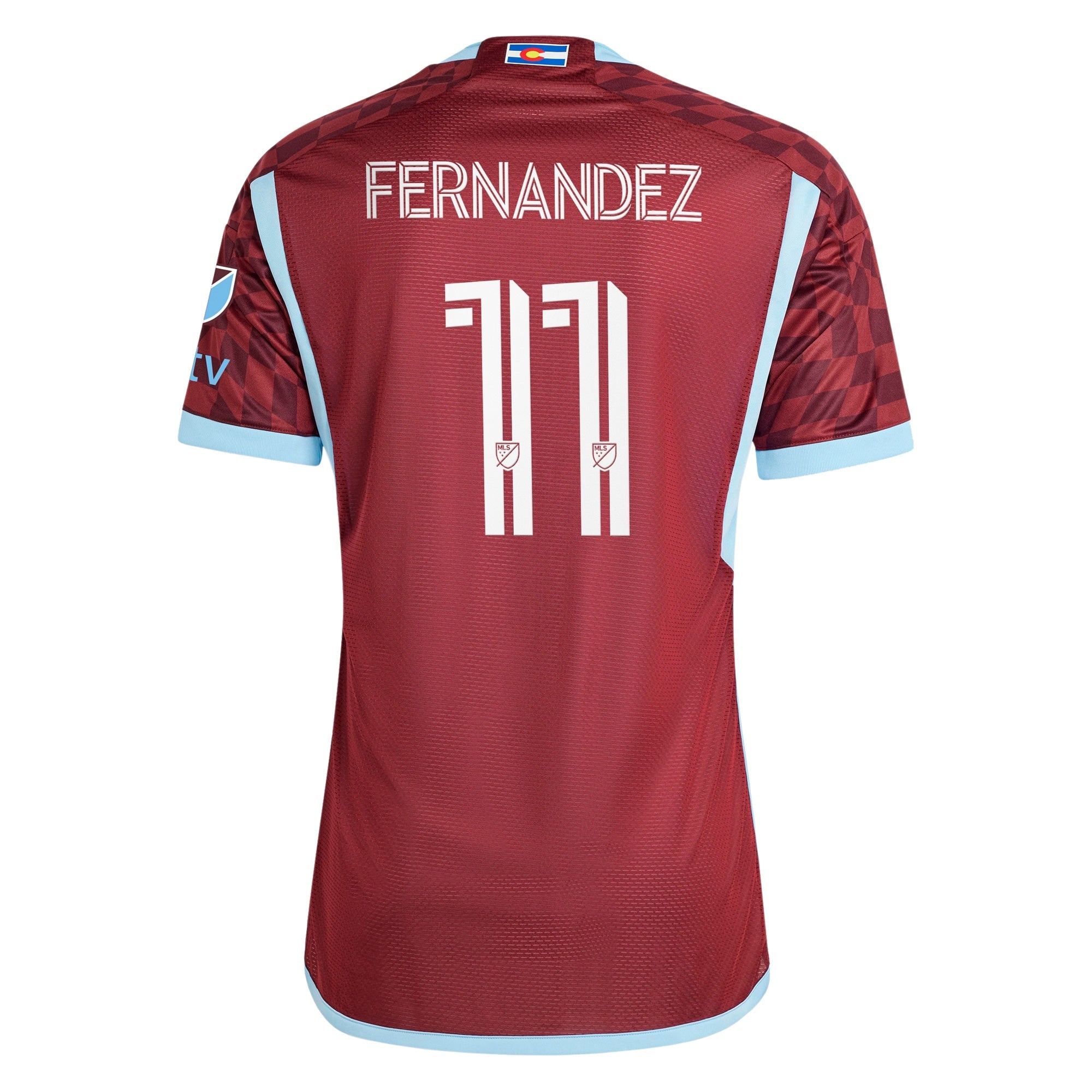 Omir Fernandez Colorado Rapids 2024 One Flag Kit Player Shirt - Burgundy