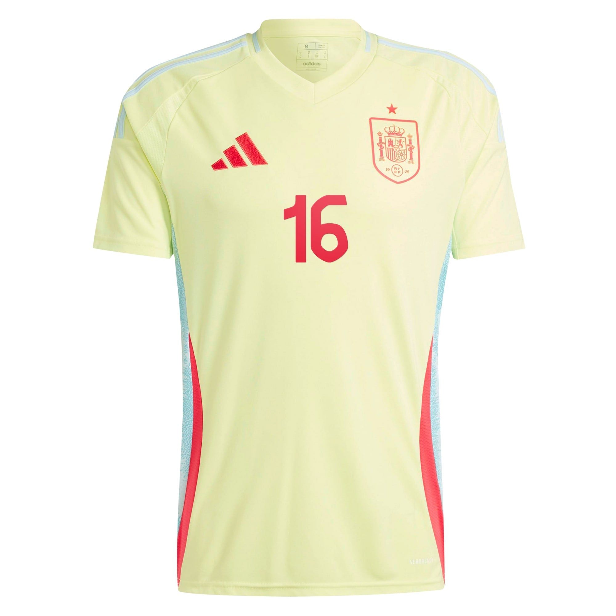 Rodrigo Spain National Team 2024 Away Shirt - Yellow