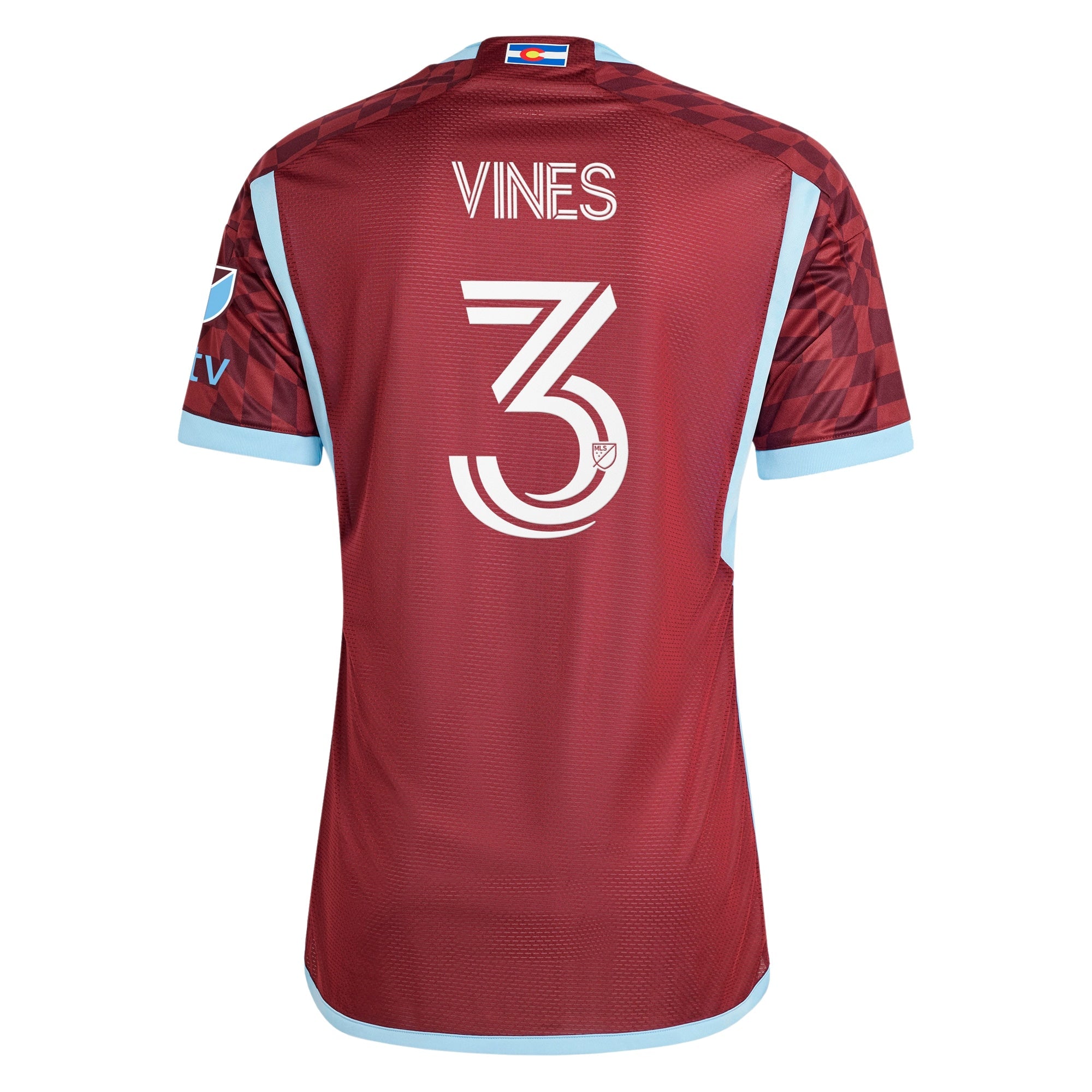 Sam Vines Colorado Rapids 2024 One Flag Kit Player Shirt - Burgundy