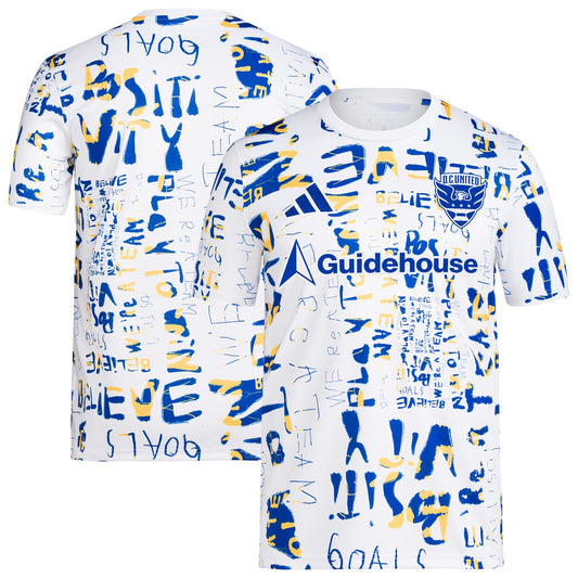 D.C. United 2024 MLS Kick Childhood Cancer Pre-Match Top - White