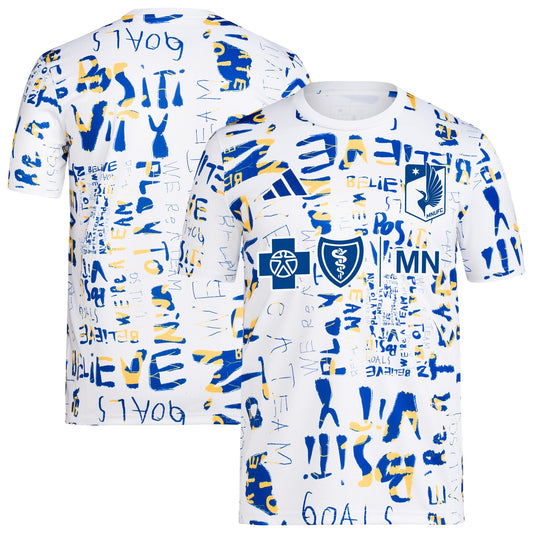 Minnesota United FC 2024 MLS Kick Childhood Cancer Pre-Match Top - White