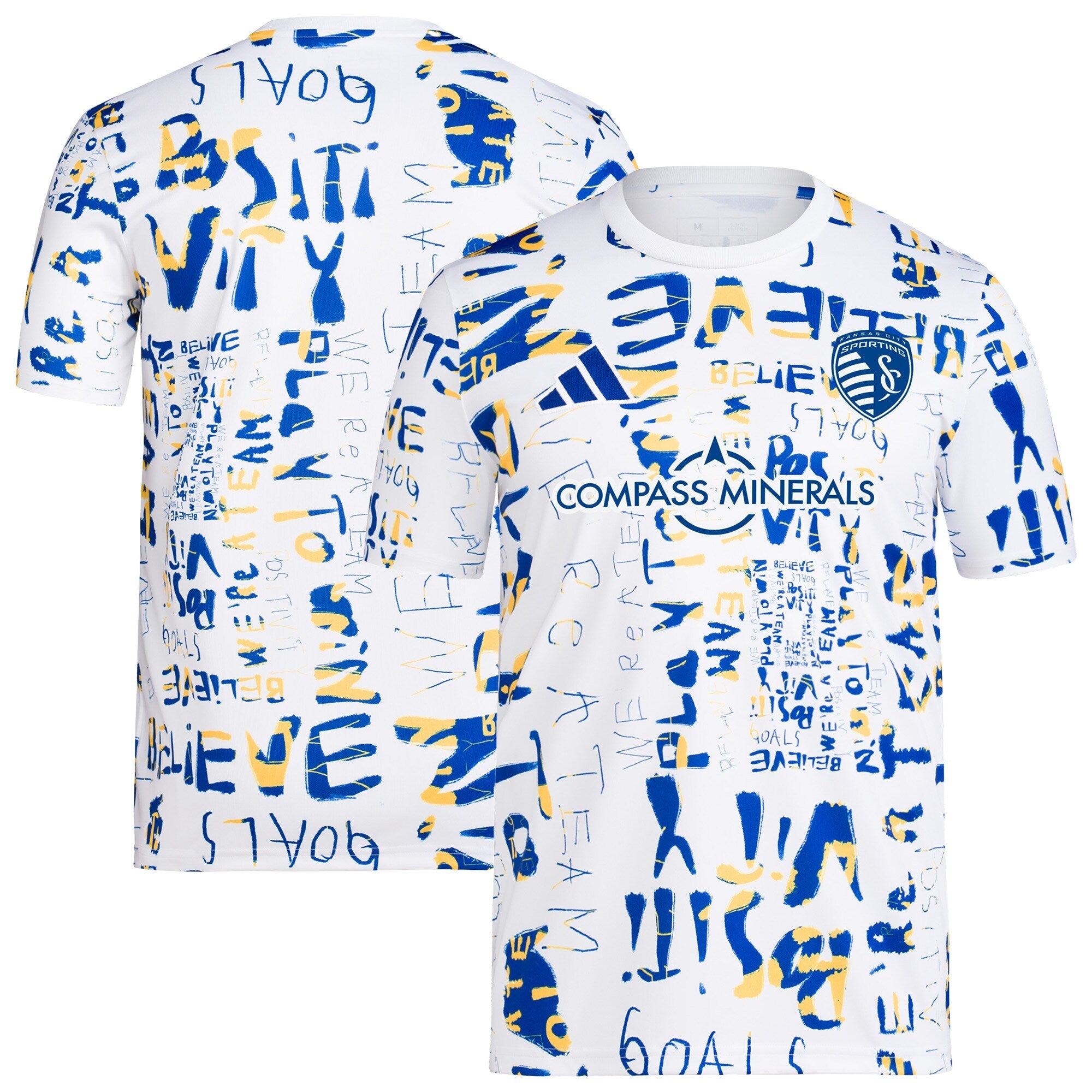 Sporting Kansas City 2024 MLS Kick Childhood Cancer Pre-Match Top - White