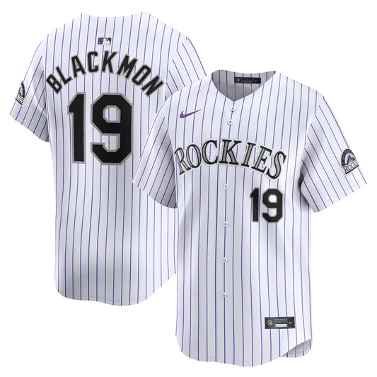Charlie Blackmon Colorado Rockies Home Limited Player Shirt - White