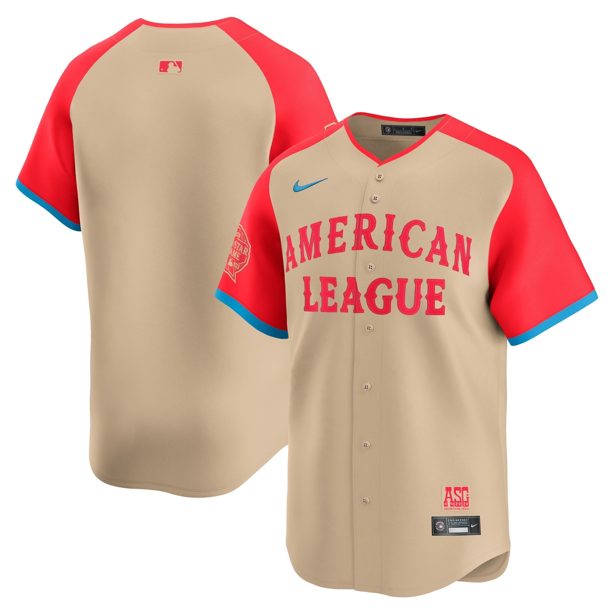 American League 2024 MLB All-Star Game Limited Shirt - Cream