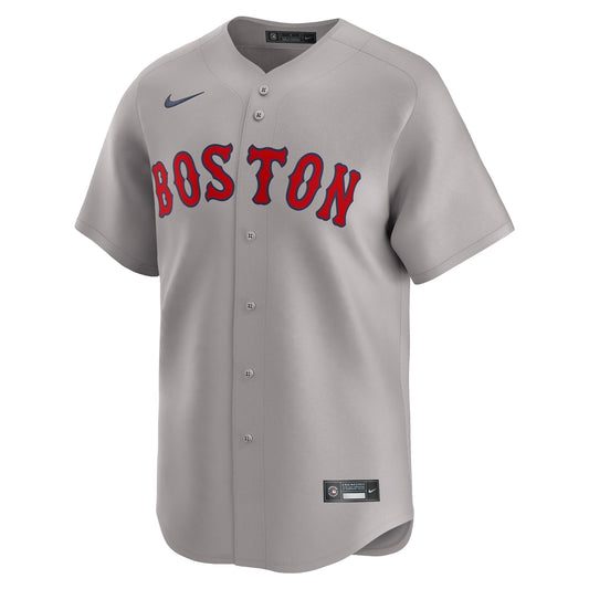 Boston Red Sox Away Limited Custom Shirt - Gray