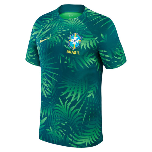 Brazil Women's National Team 2023 Academy Pro Pre-Match Top - Green