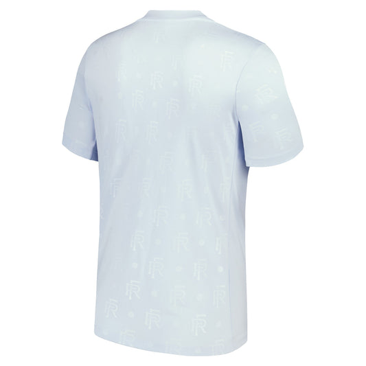 France National Team 2024 Academy Pro Pre-Match Top - Light Blue