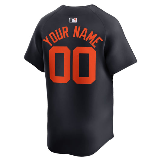 Detroit Tigers Alternate Limited Custom Shirt – Navy