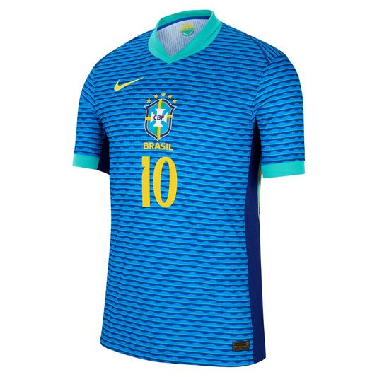 Neymar Jr. Brazil National Team 2024 Away Match Player Shirt – Blue
