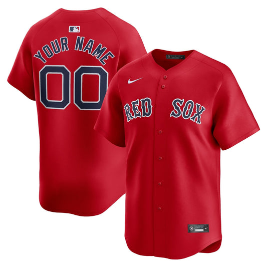 Boston Red Sox Alternate Limited Custom Shirt – Red