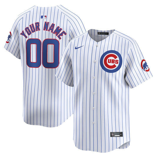 Chicago Cubs Home Limited Custom Shirt - White