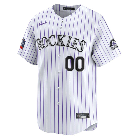 Colorado Rockies 2024 MLB World Tour Mexico City Series Home Limited Pick-A-Player Custom Shirt – White
