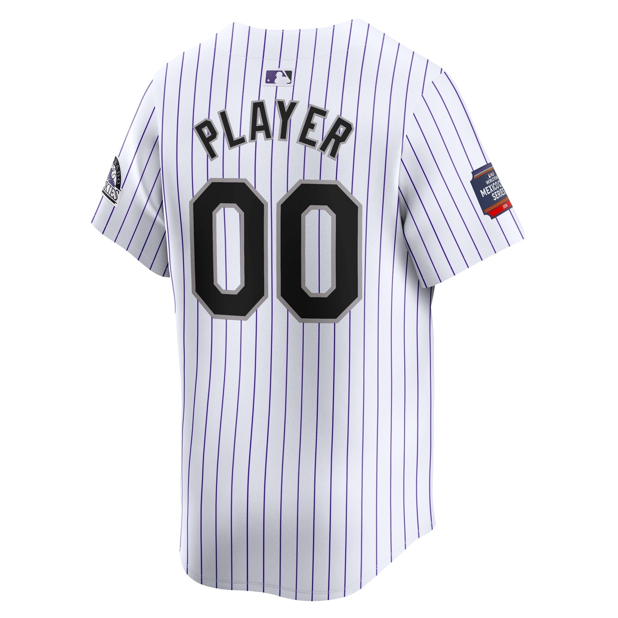 Colorado Rockies 2024 MLB World Tour Mexico City Series Home Limited Pick-A-Player Custom Shirt – White