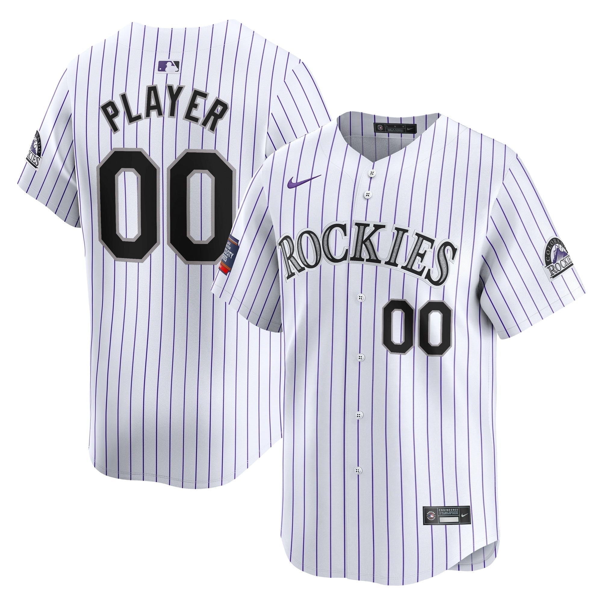 Colorado Rockies 2024 MLB World Tour Mexico City Series Home Limited Pick-A-Player Custom Shirt – White