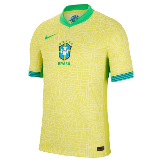 Brazil National Team 2024 Home Match Shirt – Yellow
