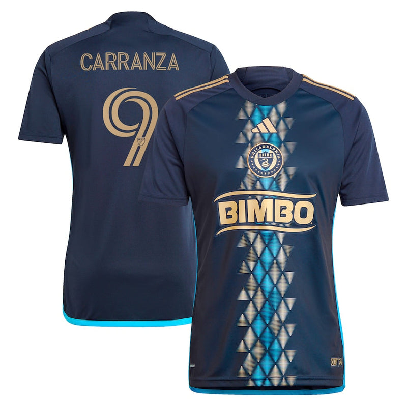 Julian Carranza Philadelphia Union  2024 The XV Kit  Player Jersey – Navy