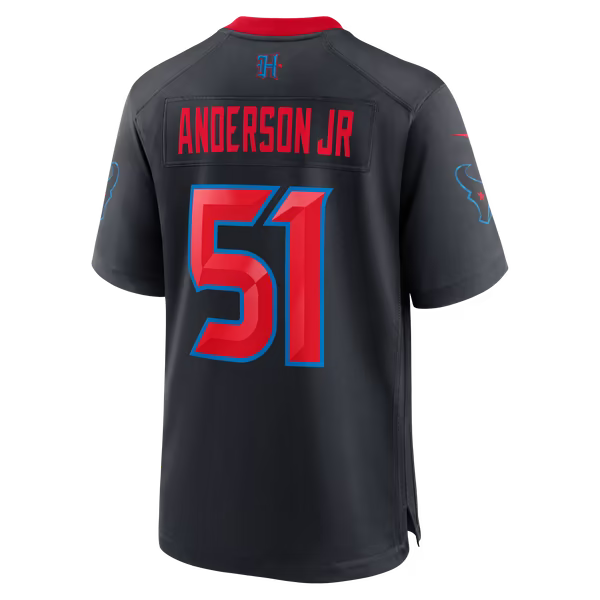 Will Anderson Jr. Houston Texans Soccer Intl Alternate 2 25th Season Game Jersey - Navy