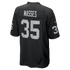 Hezekiah Masses Las Vegas Raiders Soccer Intl Team Game Jersey - Black