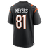 Dohnte Meyers Cincinnati Bengals Soccer Intl Team Game Jersey - Black