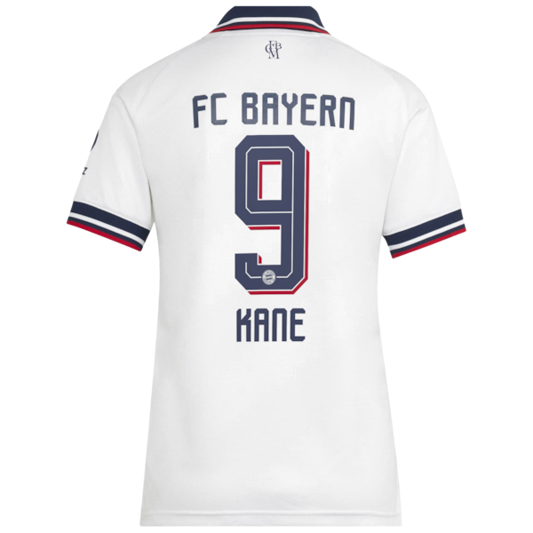 Harry Kane Bayern Munich Soccer Intl Women's 2026/27 Away Replica Jersey - White