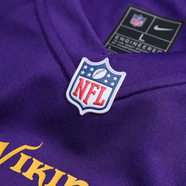 Jauan Jennings Minnesota Vikings Soccer Intl Team Game Jersey - Purple