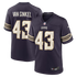 Andrew Van Ginkel Minnesota Vikings Soccer Intl 2026 Rivalries Collection Game Jersey - Purple