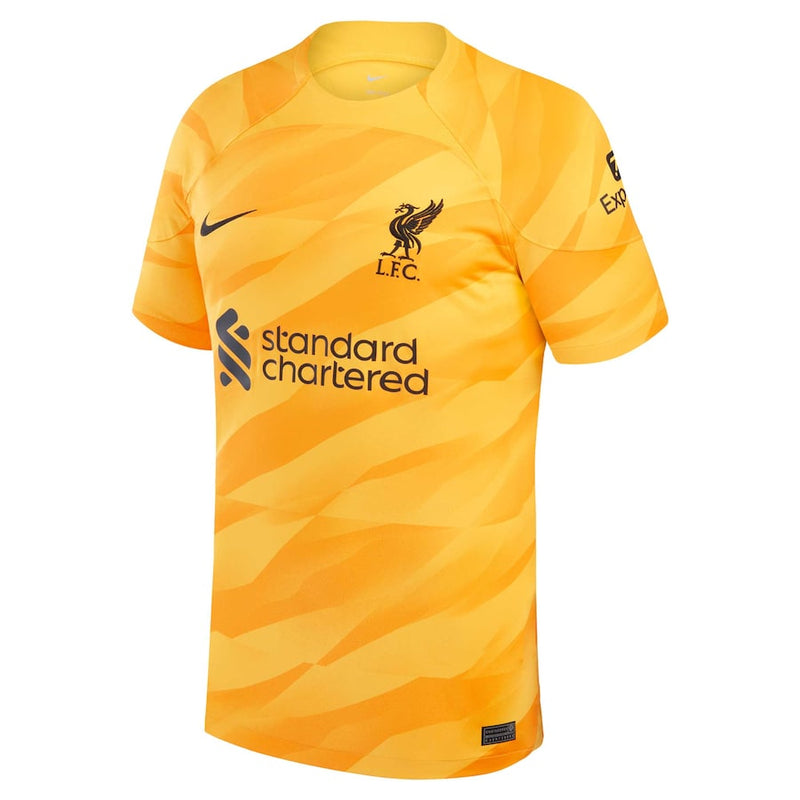 Liverpool  2023/24 Goalkeeper Stadium Jersey - Yellow/Orange